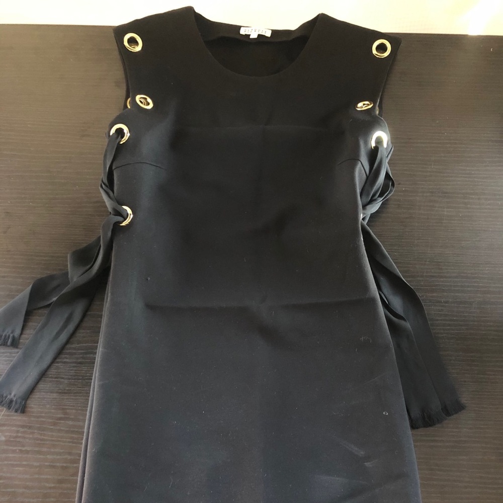 Claudie Pierlot black dress with grommets